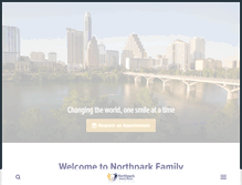 Tablet Screenshot of familydentalnorthpark.com